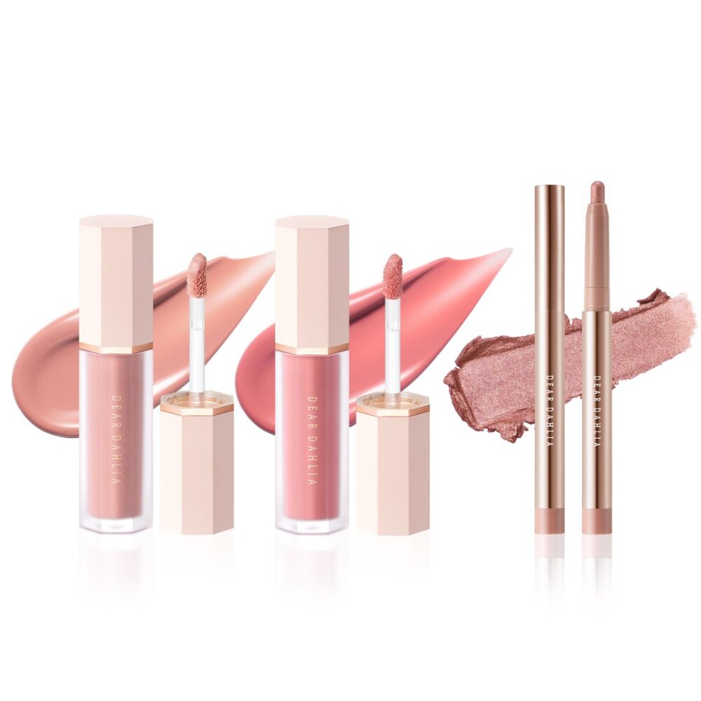 Dear Dahlia Petal Drop Liquid Blush & Shadow Stick Set - New in Box